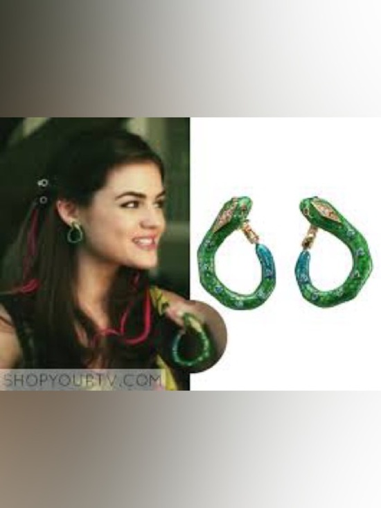 Jewelry - Vintage betsey Johnson snake earrings